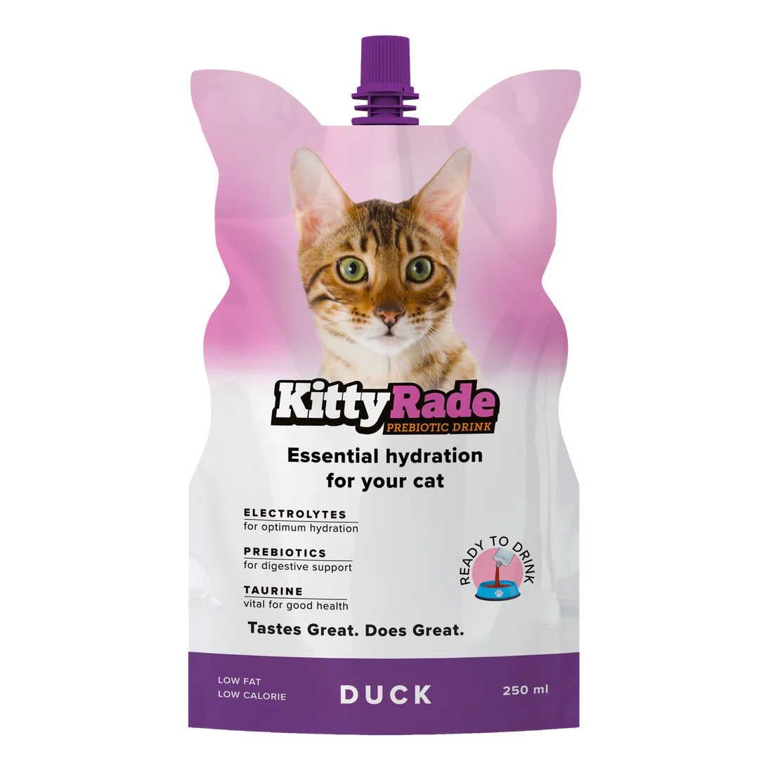 KittyRade Duck Prebiotic drink for Cats