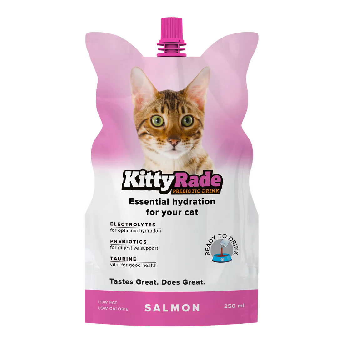 KittyRade Salmon Prebiotic drink for Cats