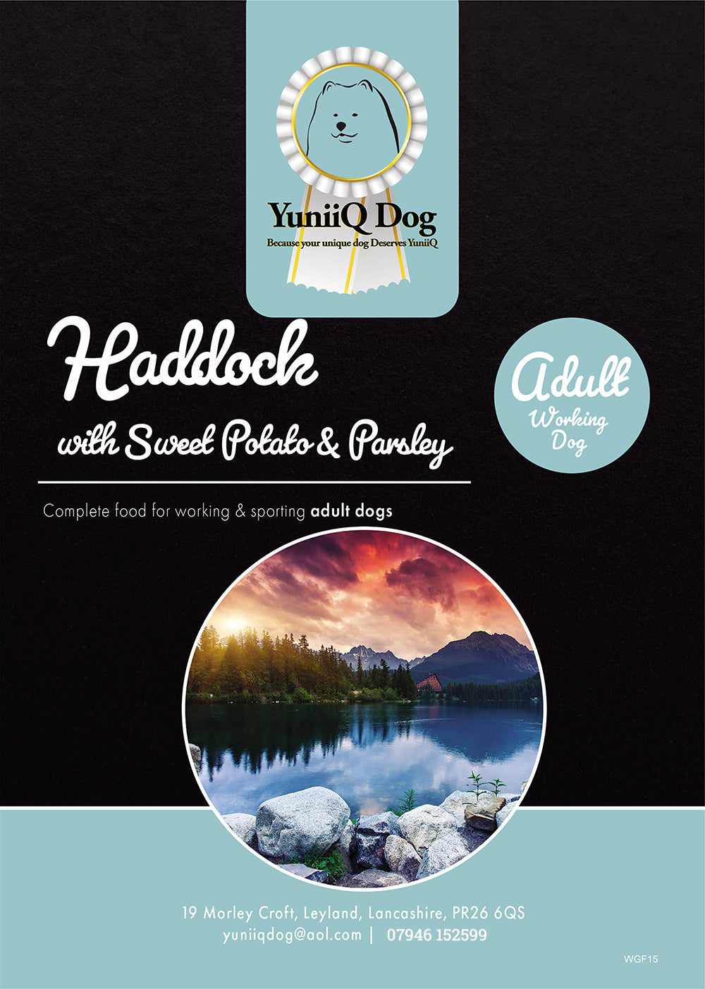Grain Free Haddock Adult Food - 15kg