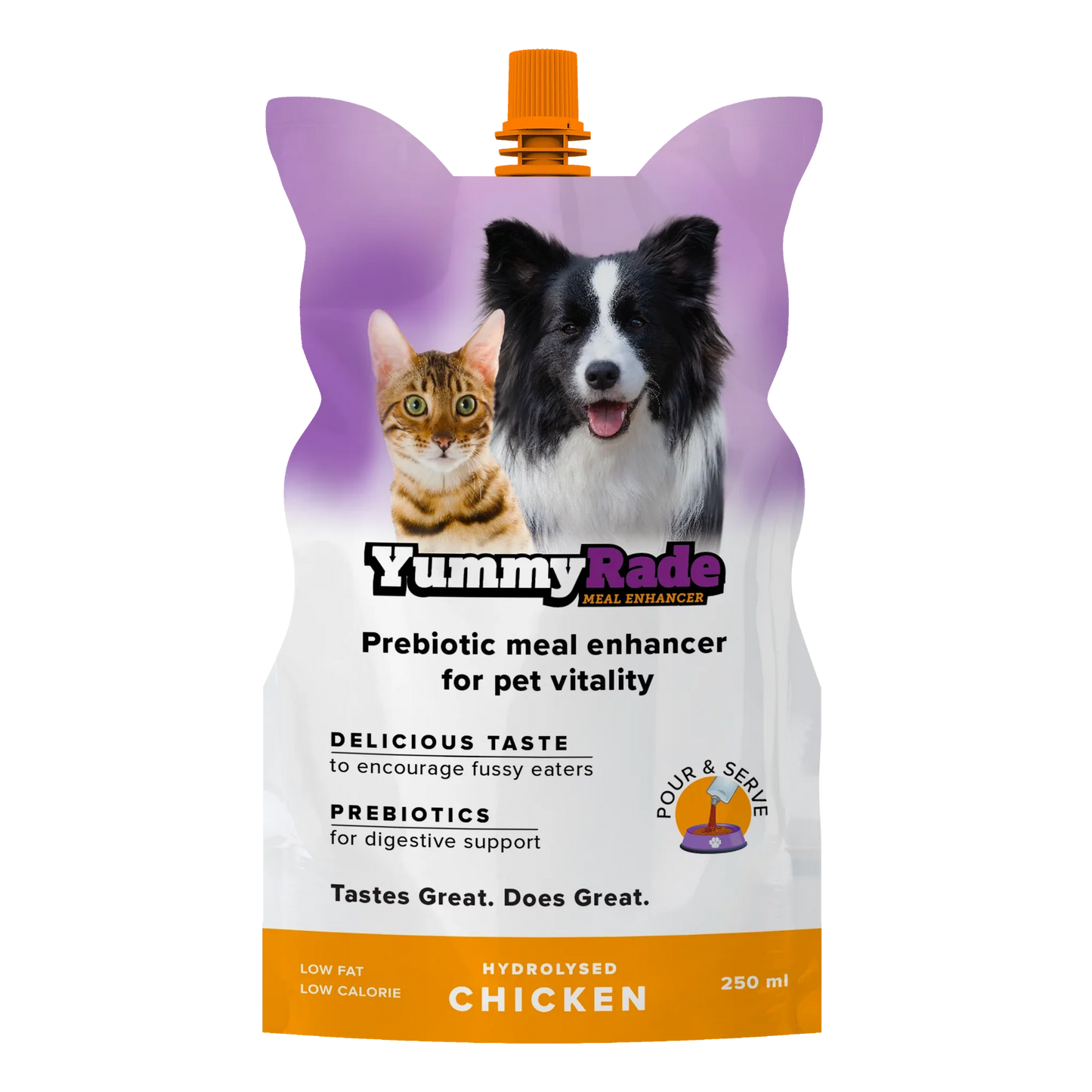 Chicken Prebiotic Meal Topper for Dogs & Cats - 250ml